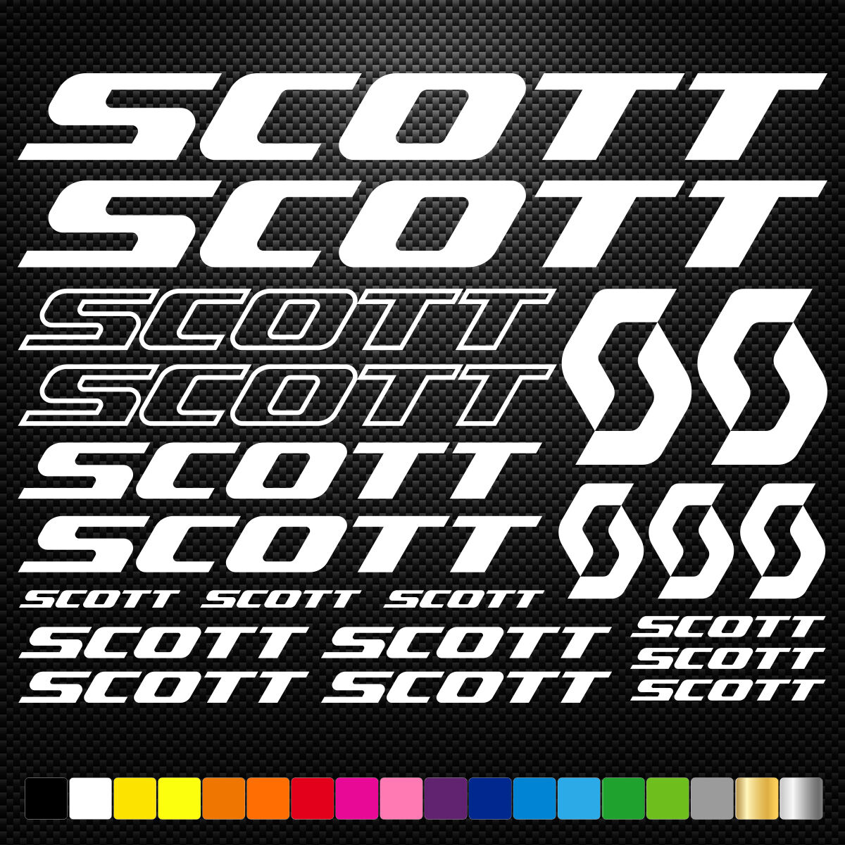 Adesivi Di Cerchi Per Biciclette Scott Scale MTB 29 - Star Sam - Foto 11